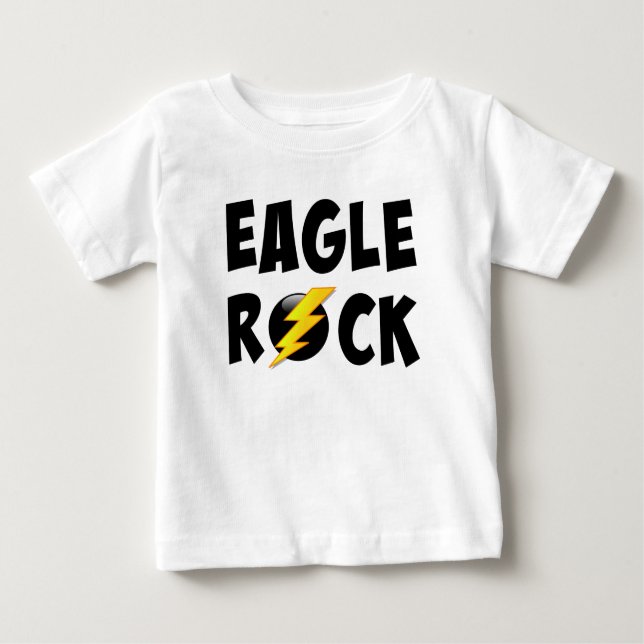 Eagle Sten Lightning Bolt T Shirt (Framsida)