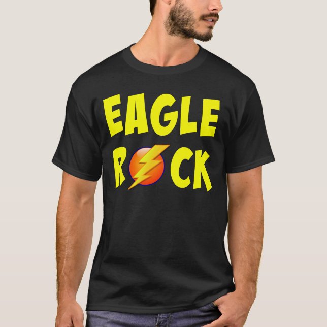 Eagle Sten Lightning Bolt Tee Shirt (Framsida)