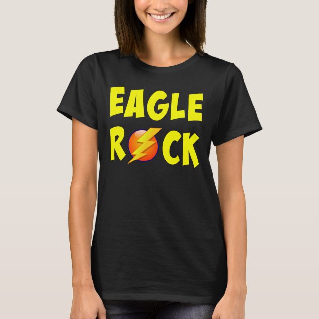 Eagle Sten Lightning Bolt Tee Shirt (Framsida)