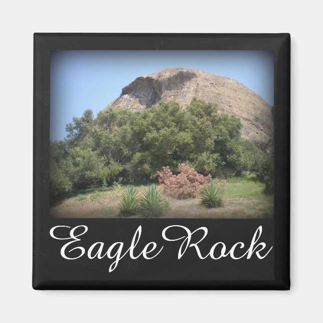 Eagle Sten Monument i Los Angeles, Kalifornien Magnet (Framsidan)