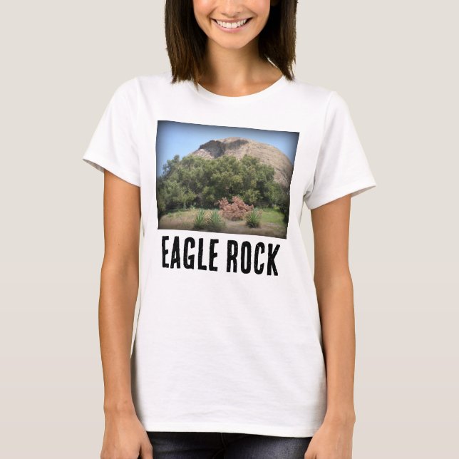 Eagle Sten Monument i Los Angeles, Kalifornien T Shirt (Framsida)