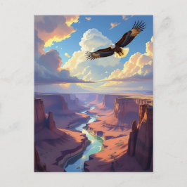 Eagle Themed Keeping in Touch Vykort