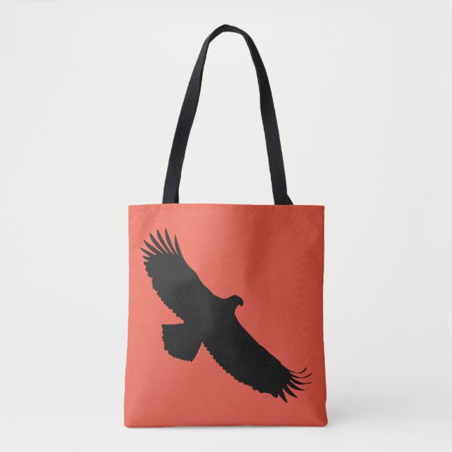Eagle Tote Bag - Anpassningsbar Färg Tygkasse (Framsida)