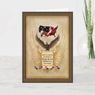Eagle - USA - Achievement - Award - inbjudan