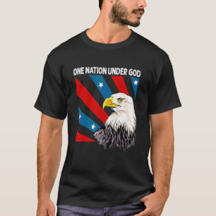 Eagle USA Christian Patriot America One Nation Und T Shirt