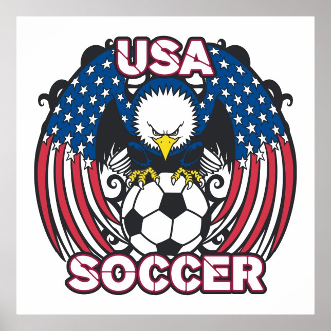 Eagle USA Soccer Poster (Framsidan)