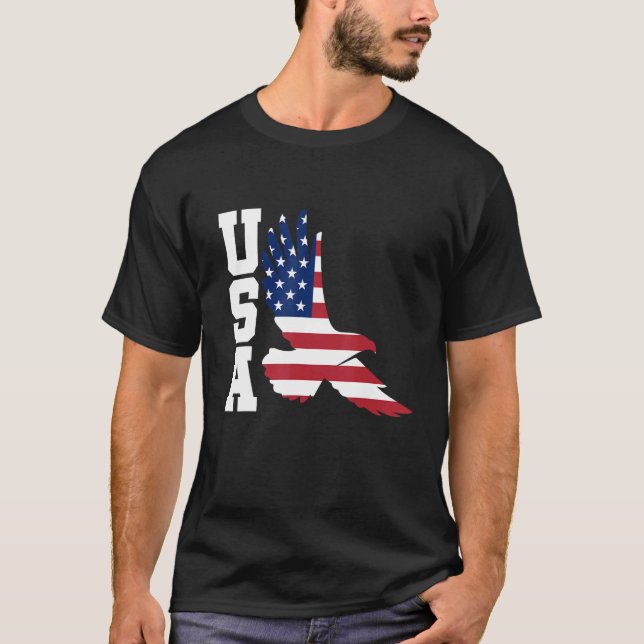 Eagle USA T Shirt (Framsida)