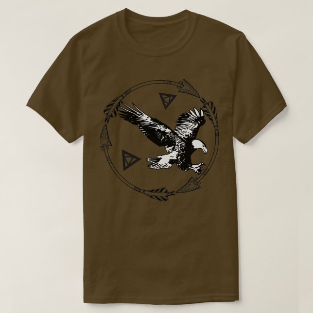 Eagle Viking T Shirt (Design framsida)