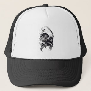 Eagle Vild Animal Nature Illustration Art Tattoo Keps