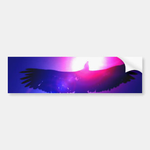 Eagle Vingar - Eagle under flygning Bildekal