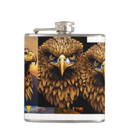 Eagle Wrapped Flask Fickplunta