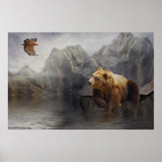 Eaglebjörn Mtn. -Ögon, Björn Poster