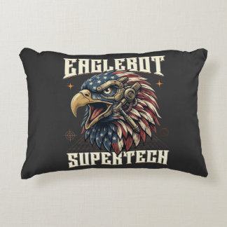 Eaglebot Supertech Cybernetic Patriotic Eagle Prydnadskudde