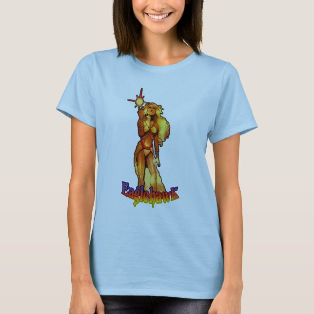 Eaglehaw K Cosmic Princess Girls T Tröja (Framsida)