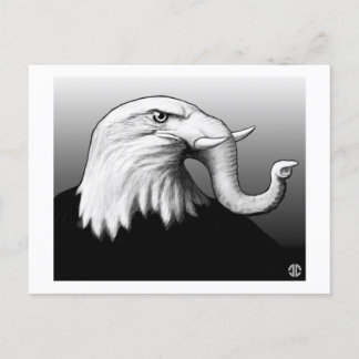 Eaglephant Vykort