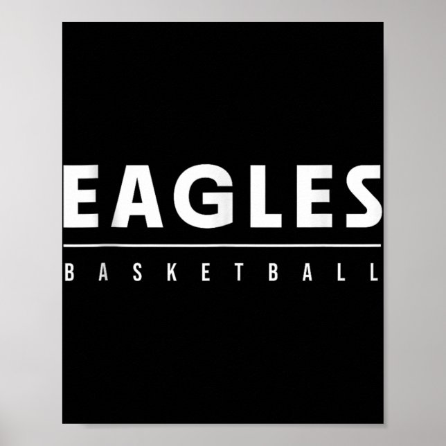 Eagles Basketball Tanktop Poster (Framsidan)