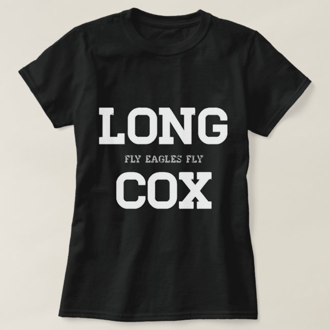 Eagles Chris Long och Fletcher Cox Tee (Design framsida)
