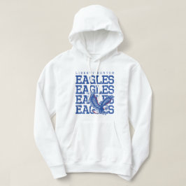 Eagles Distress LB, GraphicLoveShop Hoodie