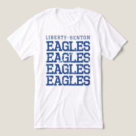 Eagles Distressed LB, GraphicLoveShop T Shirt