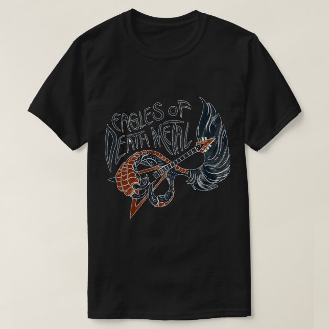 Eagles Död Metall T Shirt (Design framsida)