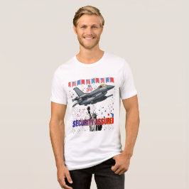 Eagle's Freedom Flight vit T Shirt