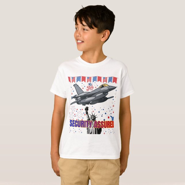Eagle's Freedom Flight vit T Shirt (Hel framsida)