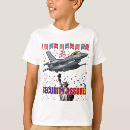Eagle's Freedom Flight vit T Shirt