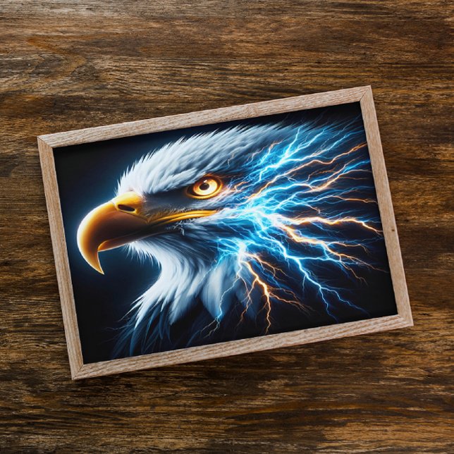]Eagles Gaze Amidst LighBliBliBliBlixt Poster (Skapare uppladdad)