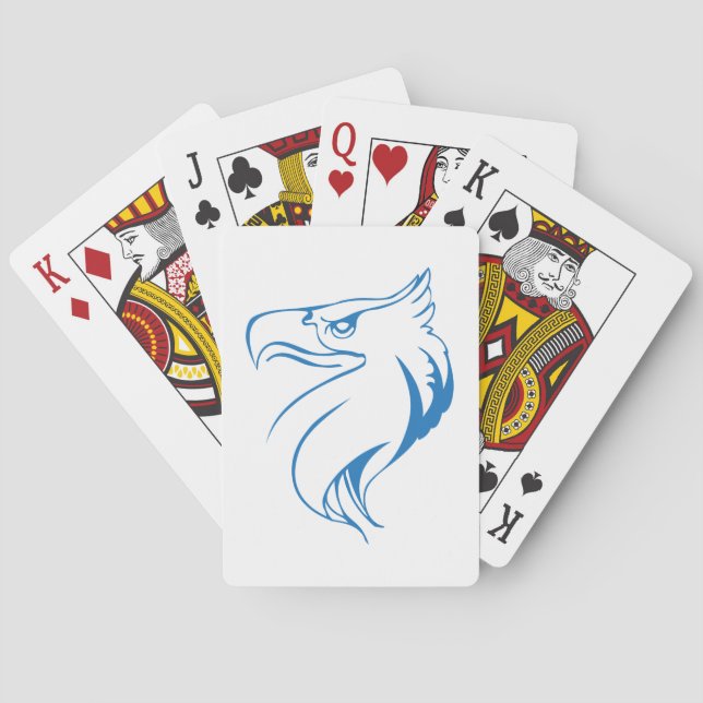 Eagles huvud casinokort (Baksidan)