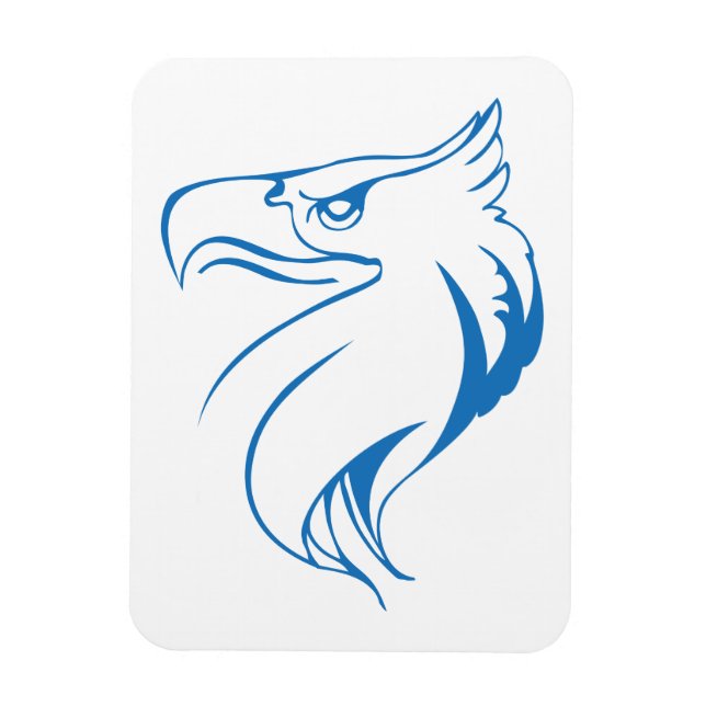 Eagles huvud magnet (Vertikal)
