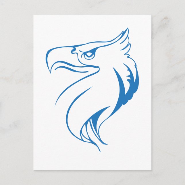 Eagles huvud vykort (Framsida)