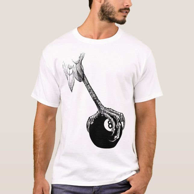 Eagles Klo 8 boll Bassäng T Shirt (Framsida)