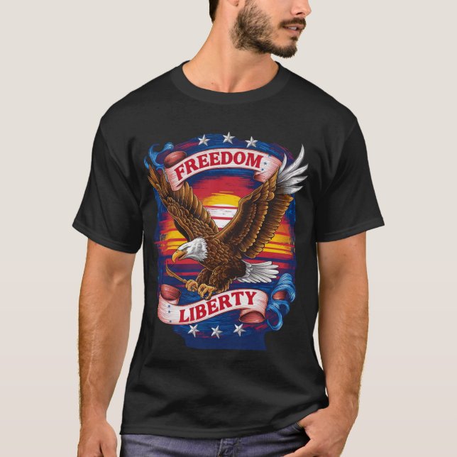 Eagles Majestät: Styrkesymbol T-Shirt (Framsida)