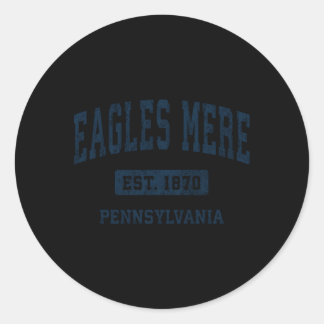 Eagles Mere Pennsylvania Pa Athletic Sport Runt Klistermärke