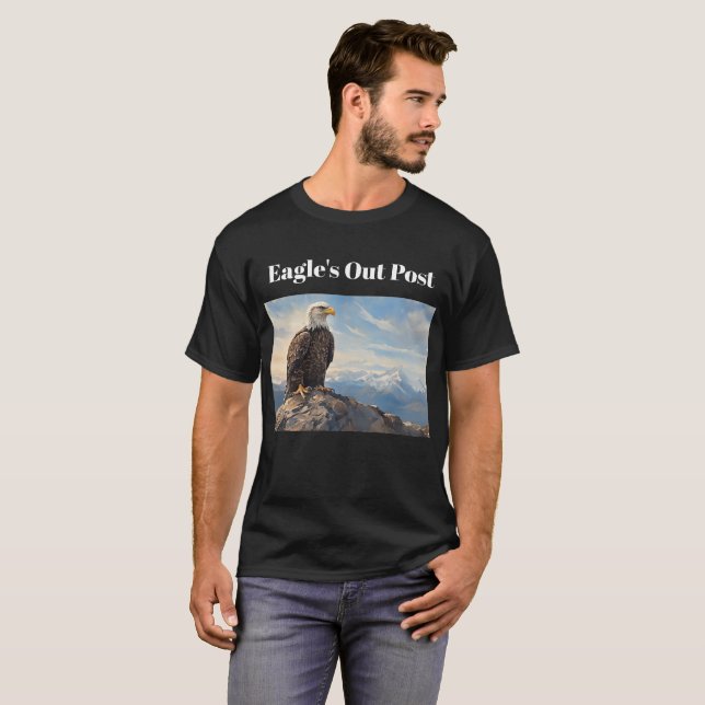 Eagles Out Post Tee Shirt (Hel framsida)