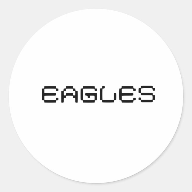 Eagles Runt Klistermärke (Framsida)