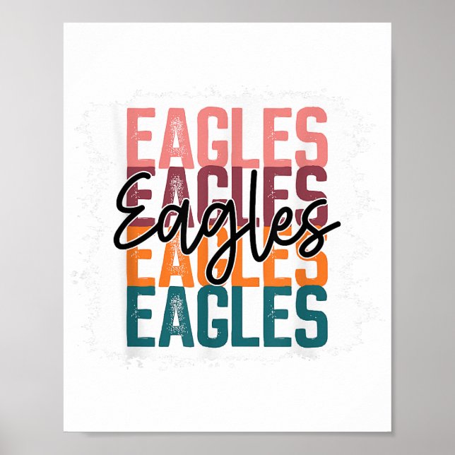 Eagles School Sportfantast Team Spirit Poster (Framsidan)