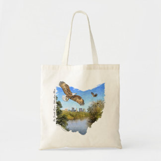 Eagles Scioto River Columbus Ohio Tote Bag Tygkasse