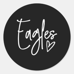 Eagles Sportfantast Team Spirit Runt Klistermärke