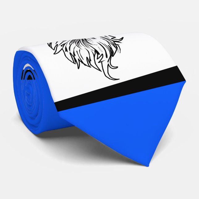 Eagles Sports Blue White Necktie Slips (Rullad)