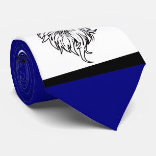 Eagles Sports Blue White Necktie Slips