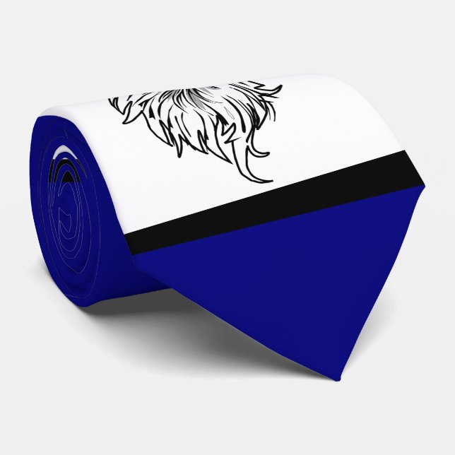 Eagles Sports Blue White Necktie Slips (Rullad)