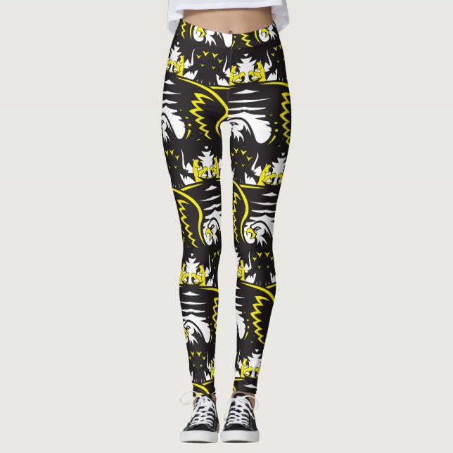 Eagles Sports Football Basketball Baseball Leging Leggings (Framsida)
