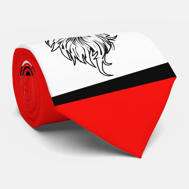 Eagles Sports Red White Necktie Slips (Rullad)