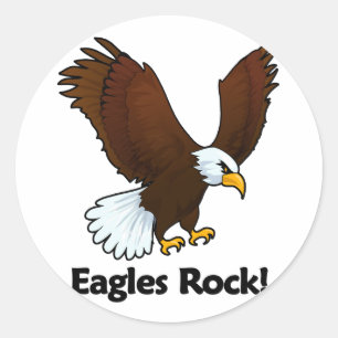 Eagles Sten! Runt Klistermärke