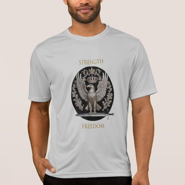 Eagles styrka och frihet t shirt (Framsida)