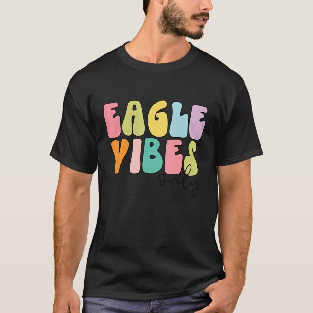 Eagles Teacher Student School Sportfantast Team Sp T Shirt (Framsida)