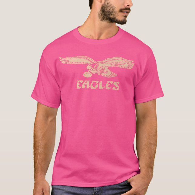 Eagles Vintage Original Aesthetic Tribute T Shirt (Framsida)