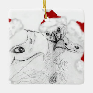 Eaglets E7 och E8 Jul Ornament