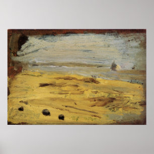 Eakins - floden Delaware Shore, fisknät Poster